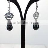 Crown Alloy Hook With Teardrop Shell Earring thumbnail-1