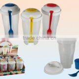 Set of 2 Salad To Go Picnic Travel Lunch Box Food Storage Container thumbnail-2