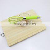 Green Silicone 5 Wire Loops Mini Wire Whisk for Egg thumbnail-4