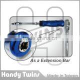 2 Way Flexible T-Type Socket Extension Bar thumbnail-5
