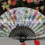 Beautiful and Cute Bamboo Fabric Gift Fan thumbnail-2