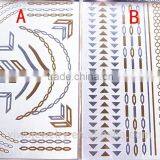 2015 Yiwu Hot Selling Fashionable High Quality Adhesive Chain Temporary Tattoo thumbnail-1