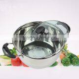 26cm Stainless Steel Soup Pot Kitchen Cooking Pot Stockpot for Gas and Induction Cooker thumbnail-3