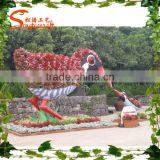 Can Customized Garden Landscping Plastic Plant Module Artificial Plant Statue Fake Artificial Plant Statue for Sale