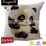 2017 Digital Printed Silk Cushion With Panda Picture thumbnail-2