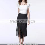 Beautiful Design Asymmetrical Office Wear Long Skirts for Women thumbnail-3