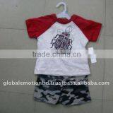 2011 Fashion Latest Design High Quality Cotton Kids Clothing Set thumbnail-1