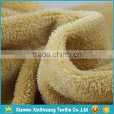 High Quality Colored 100 Polyester Knitted Coral Fleece Blanket Fabric thumbnail-6
