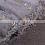 YAKUYIYI Hot Sale Girl Grey Star Print Mesh Overlay Princess Skirts for Wholesale thumbnail-2