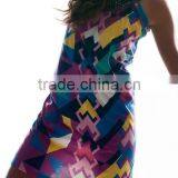 Printed Cotton Summer Dress thumbnail-1