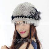 CX-C-246E 2016 Russian Fashion Rex Rabbit Fur Winter Hat thumbnail-6