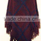 Fashion 2016 New Hot Stylish Plaid Knitted Shawl for Winter thumbnail-1