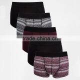 Tribal Print Mens Trunks 10% Spandex 90% Cotton Boxer Briefs