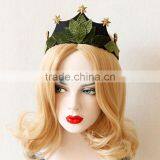 Girl Festival Accessory Hair Jewelry,leaf Crown Party Hair Band,bride Star Accessories Hair Jewelry Hoop thumbnail-1