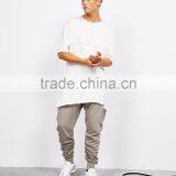 MGOO 2017 OEM Plus Size American Apparel Newest Fashion Plain White T-shirt Custom Cotton Street Style thumbnail-4