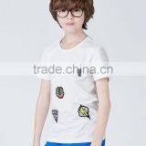 Trendy Printing White Kids T-shirts Wholesale thumbnail-2