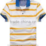 No Design Custom Plain Stripe Polo Shirt thumbnail-3