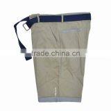 Mens Tan Khaki Waistband Belt Cargo Shorts thumbnail-3