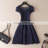 Z&M Big Size M-10XL 2016 Sexy Lace Half Sleeve Party Club Dress thumbnail-2