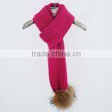 Myfur Wholesale Chinese Long Twill Wool Acrylic Knitted Scarf With Competitive Price thumbnail-1