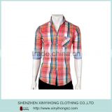 Cotton With Spandex Comfortable Checked Mens Casual Slim Fit Shirts