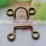 Fashion 11# Gate Hook Eyes With Antique Brass Color thumbnail-1
