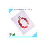 Red Self Bond Rfid Reader Coil , Square Induction Coil For IC Card Antenna Reader thumbnail-1