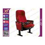 Fabric Upholstery Knock Down Pack Auditorium Theater Seating , School Auditorium Seating