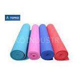 Unique Pink Single layer PVC non slip Yoga Mat  , Yoga Accessories