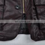 Lastest Fashion Winter Handsome Parka Mens Quilted Leather Jacket thumbnail-4