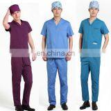 Poly Cotton Surgical Scrub/navy Blue Nursing Scrubs/colorful Scrubs thumbnail-6