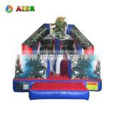 Customized Inflatable Spideman Slide / Bouncey Dry Slide Inflatable Children Slide