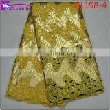 High Quality African Organza Lace Fabrics GL198 thumbnail-5