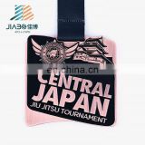 antique copper plating custom metal Japan jiu jitsu award sport medals