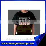 Vivid Free Sample LED Panel T-shirt With Customized Logo