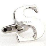 Silver Letter Alphabet Cufflink,custom Fashion & Promotional 2016 New Style Lettering Cuff Link thumbnail-3