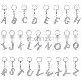 26 Letter Available Alphabet Rhinestones Metal Keychain thumbnail-1