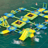 Custom Size 0.9MM PVC Inflatable Floating Water Park For Sale