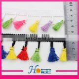 New Design Pompom Lace Trim Cotton Tassel Fringe Chain Tassel Lace Trimming thumbnail-2