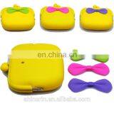 Euro Style High Quality Metal Clip Clutch Bags Women's Gift Silicone Purse Wallet thumbnail-3