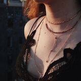 Sexy Girl Fashion Transparent Lace Bra Hollow Brassiere Wire Free Breathable Lingerie Push up Bras for Women thumbnail-3