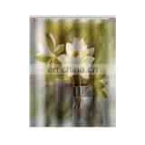 Newest Hookless 3d Printing Bathroom Shower Curtain Bath Mat Set thumbnail-5