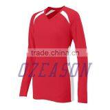 Wholesale Fashion Plain Long Sleeve Volleyball Jerseys for Women Supplier's Choice thumbnail-6