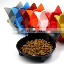 Private Label Plain Small No Spill Black Slow Eating Cute Designer Portable Dog Bowl thumbnail-2