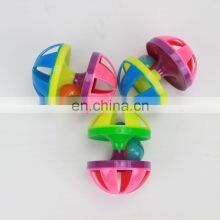 Colorful Bell Dumbbell Shape Interactive Squeaking Cat Dog Pet Belling Toy thumbnail-5