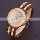 Chinese traditional handcraft men's wooden watch involve modern technology