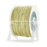 Pla 3d Printer Material Sand Yellow Metallic Filament With the New Spool Convertible Into a Coat Hanger. Spool Holder Included. thumbnail-2