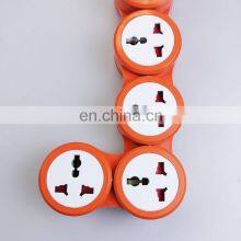 High Quality Universal Power Socket ExtensionBlister Packaging Extension Cord Socket Orange Special Shape Wholesale Socket thumbnail-3