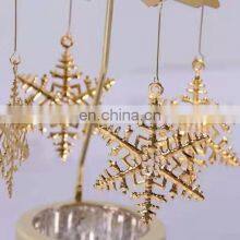 ENO Factory Customize Candlestick Decoration Rotating Rotary Candle Holder Metal Craft Rotation Candlestick thumbnail-4