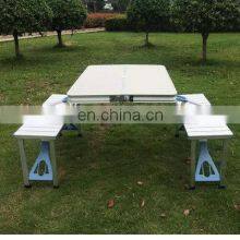 Portable Metal Small Dining Table Home Outdoor Barbecue Table and Chair Simple Folding Table thumbnail-2